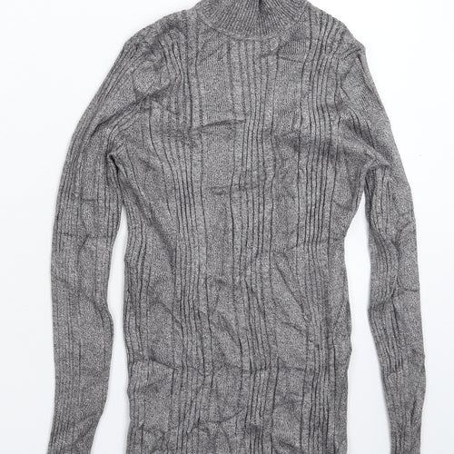 Marks and Spencer Womens Grey  Knit Pullover Jumper Size 12