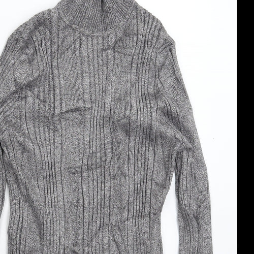 Marks and Spencer Womens Grey  Knit Pullover Jumper Size 12