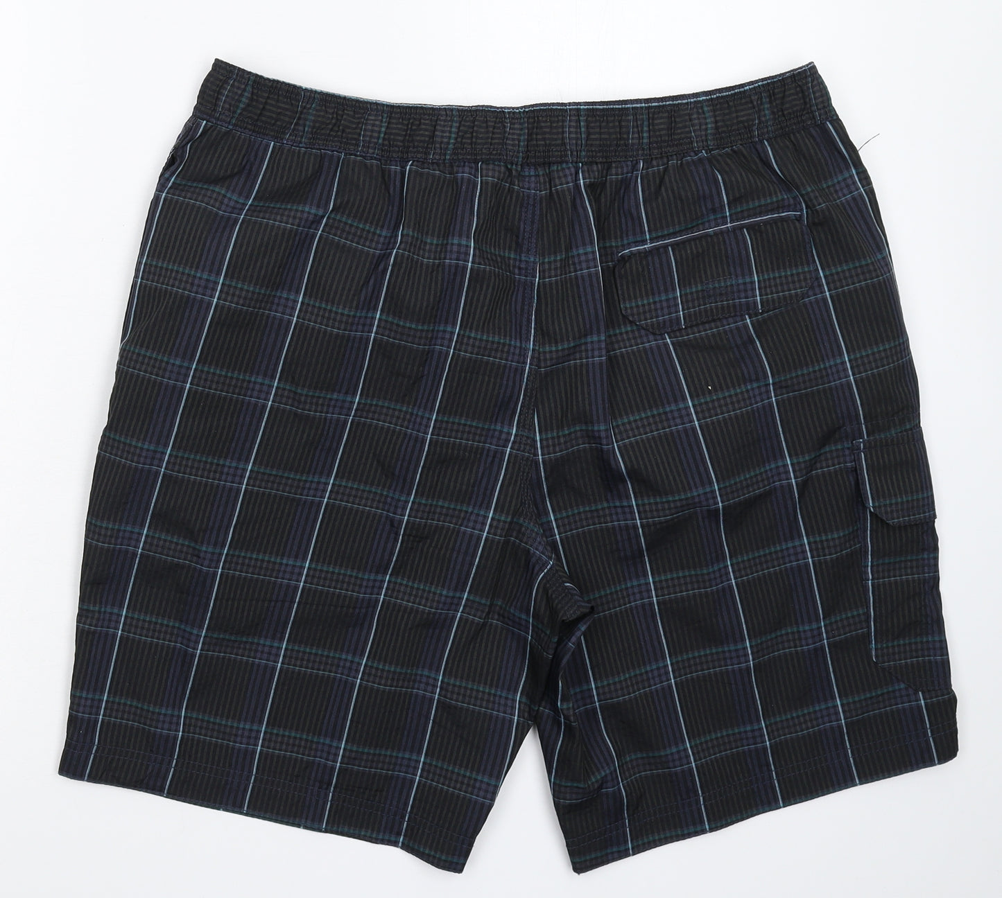 George Mens Multicoloured Check  Bermuda Shorts Size L