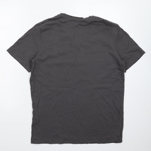JACK & JONES Mens Grey    T-Shirt Size XL