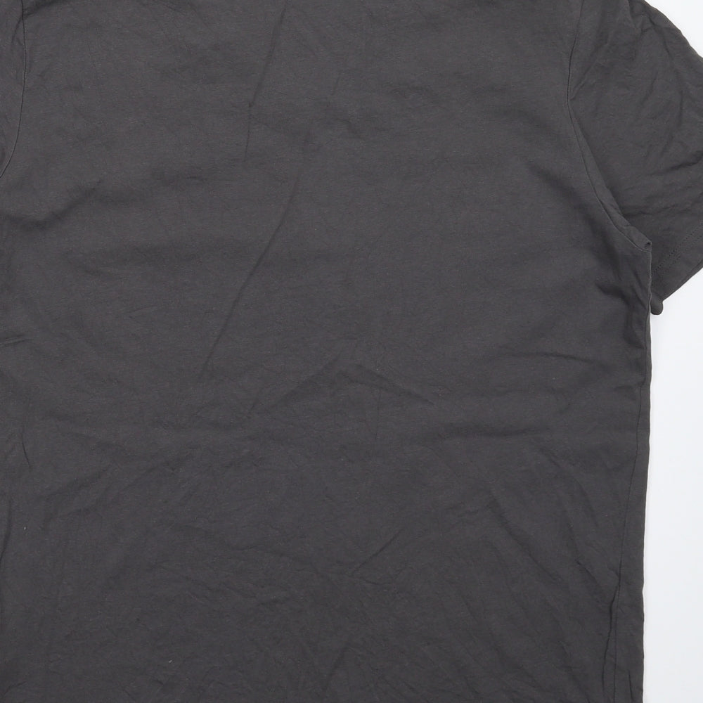 JACK & JONES Mens Grey    T-Shirt Size XL