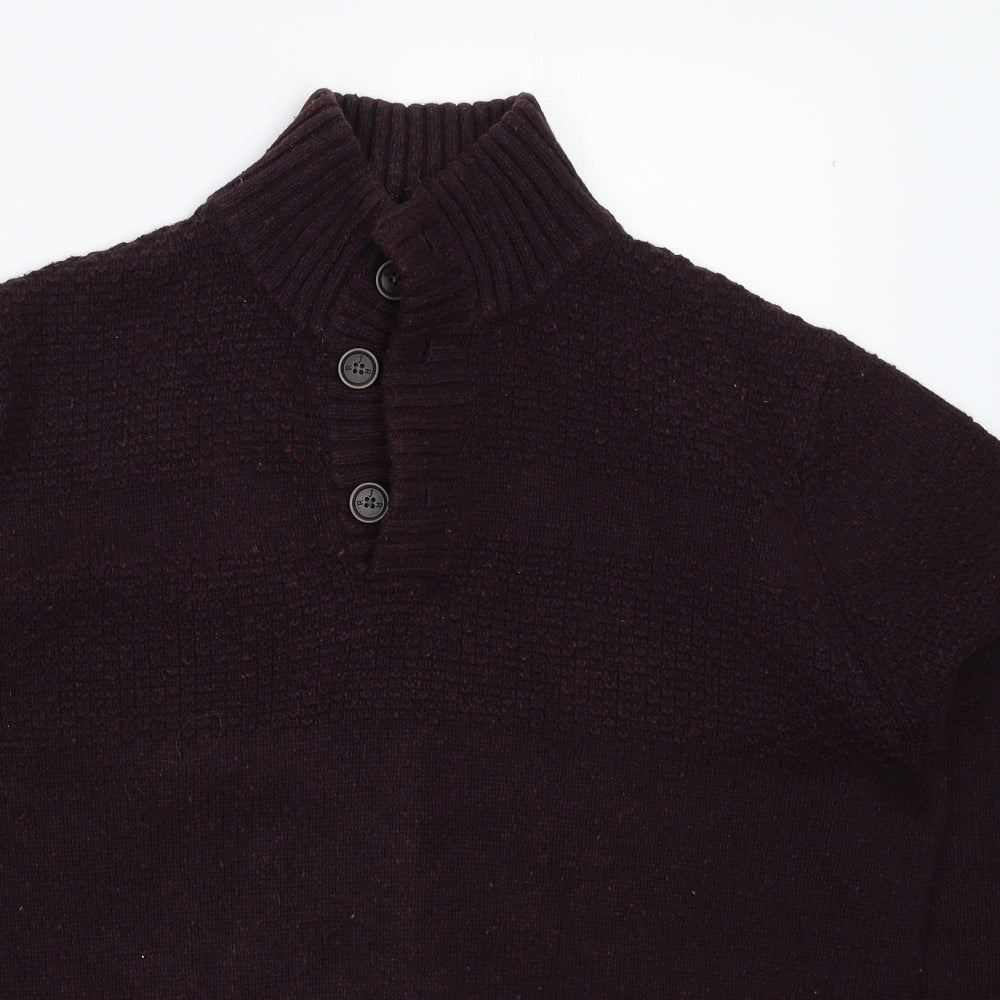 RJR.John Rocha Mens Brown  Knit Pullover Jumper Size L