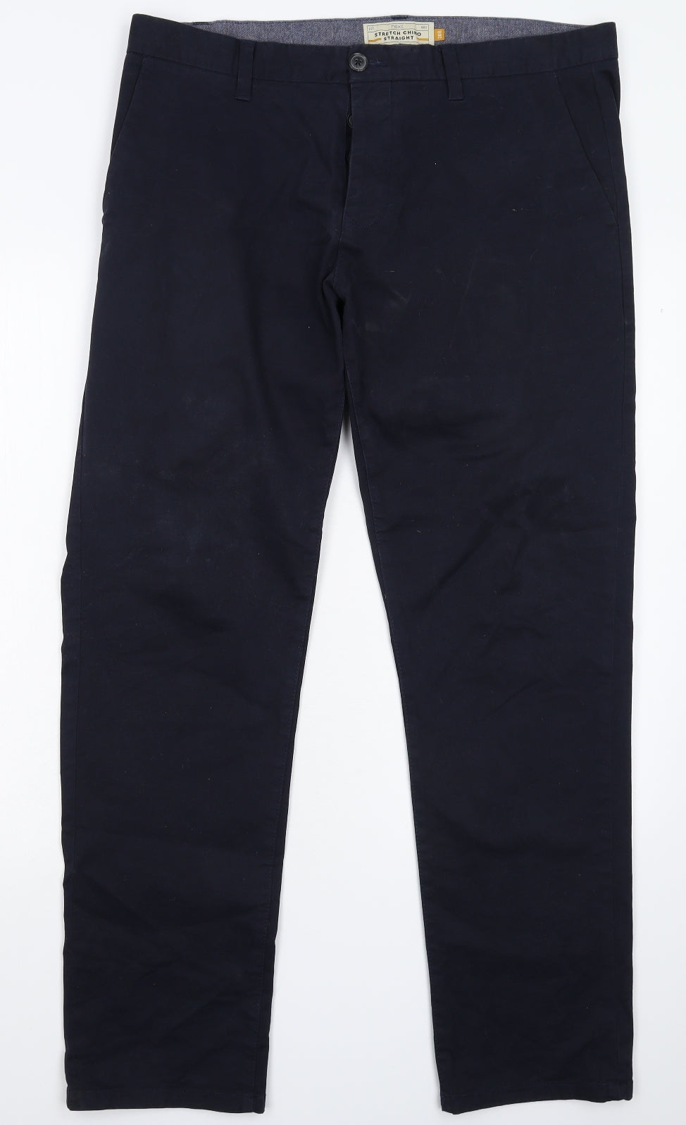 NEXT Mens Blue   Chino Trousers Size 36 L32 in