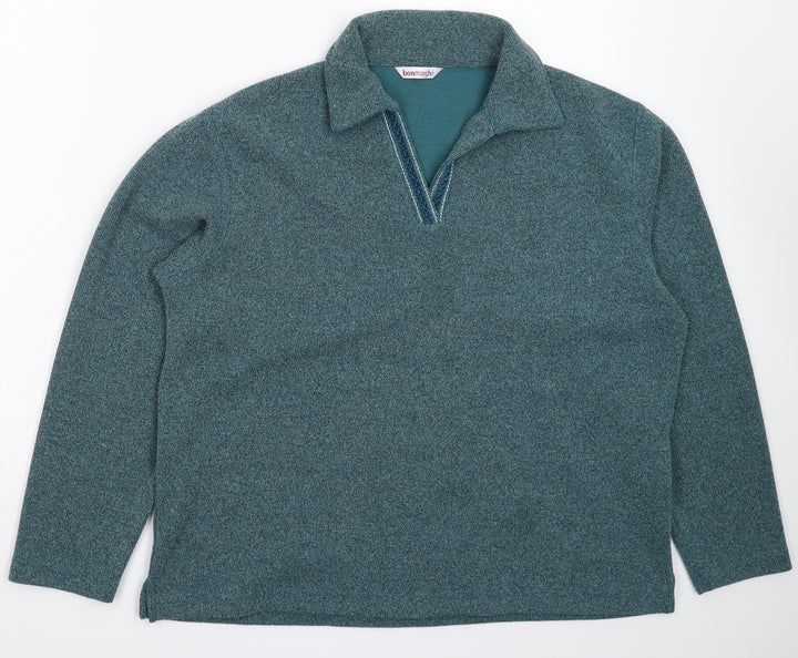 Bonmarché Womens Blue Pullover Jumper Size M