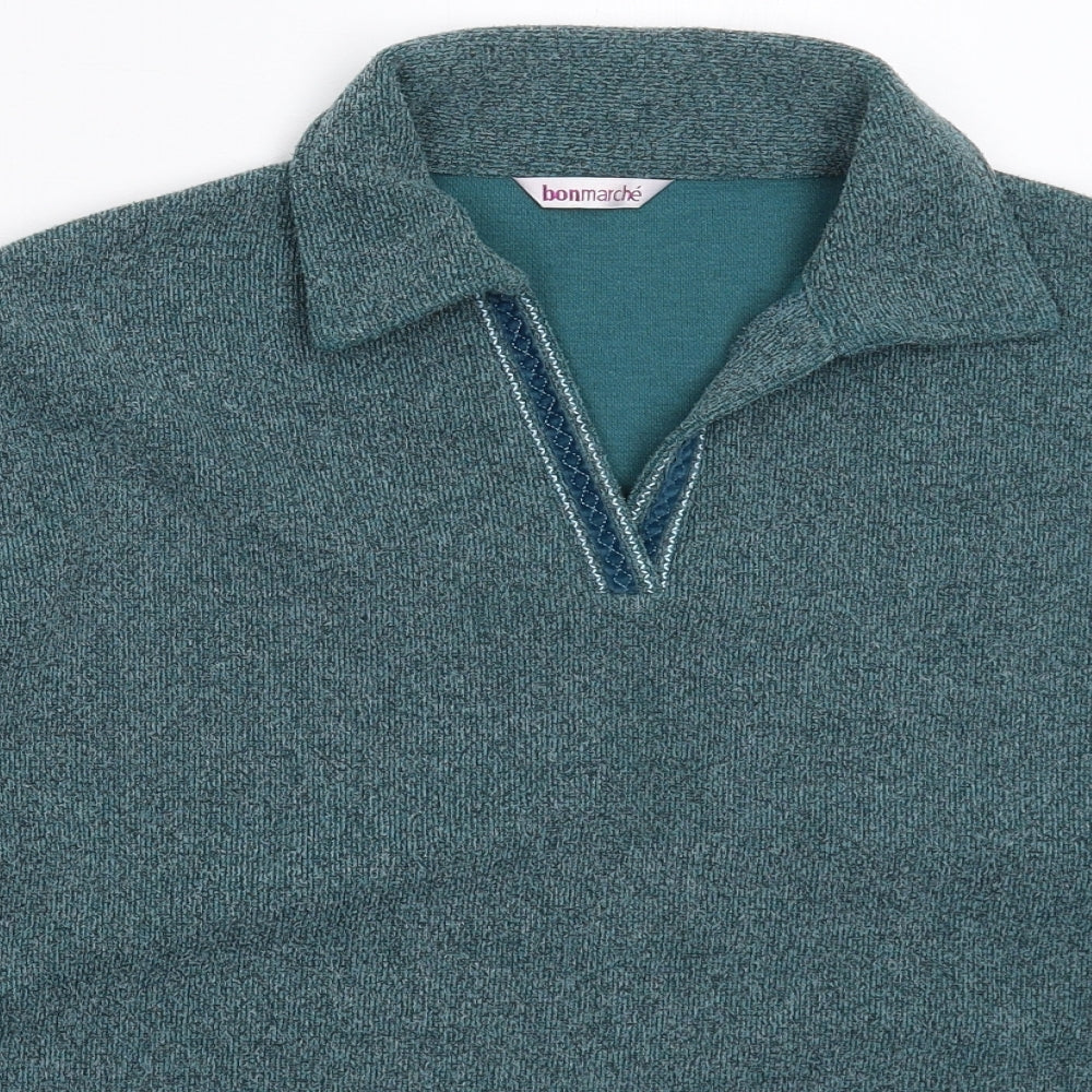 Bonmarché Womens Blue   Pullover Jumper Size M