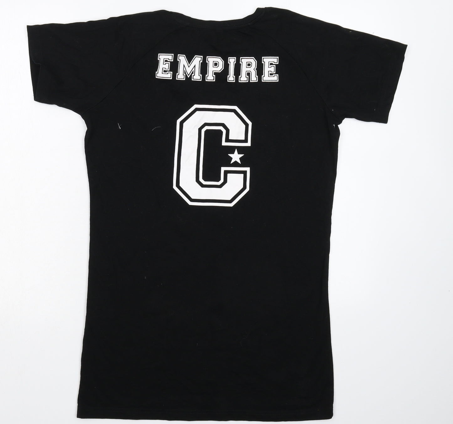 Empire Womens Black   T-Shirt Dress  Size M