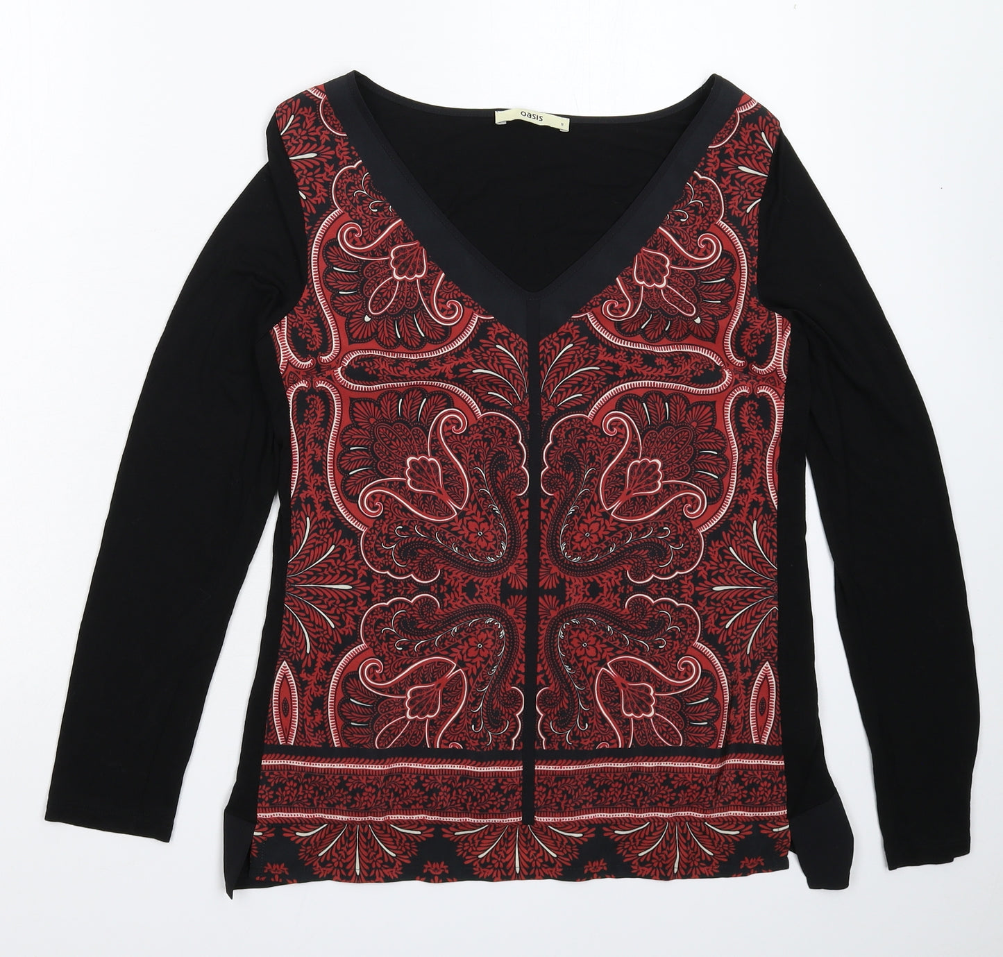 Oasis Womens Black   Basic Blouse Size S