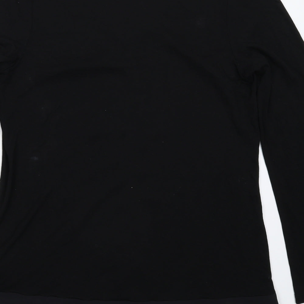 Oasis Womens Black   Basic Blouse Size S