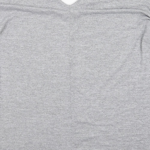 New Look Womens Grey  Knit Pullover Jumper Size 20  - Oversized