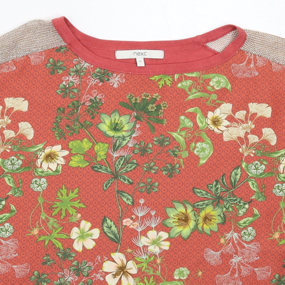 NEXT Womens Multicoloured Floral  Basic Blouse Size 12