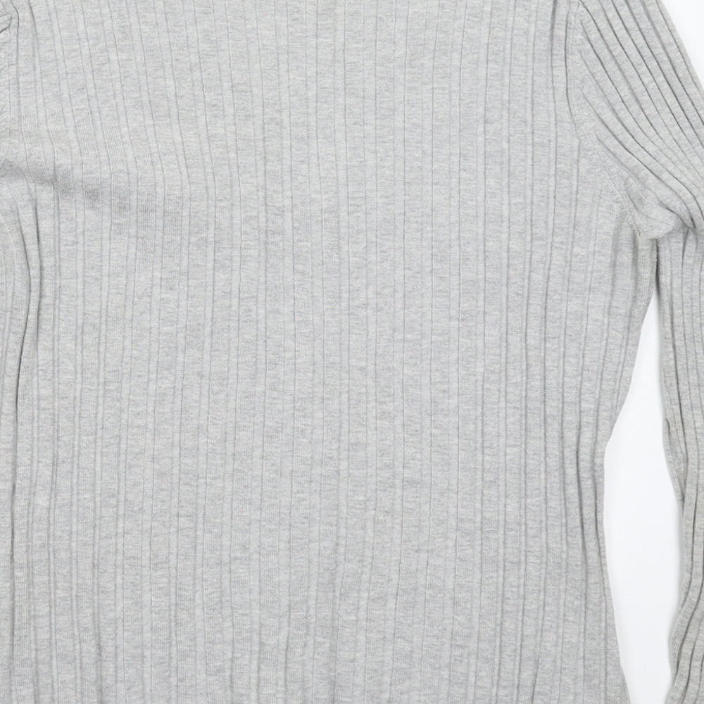 Principles Womens Grey  Knit Pullover Jumper Size 16