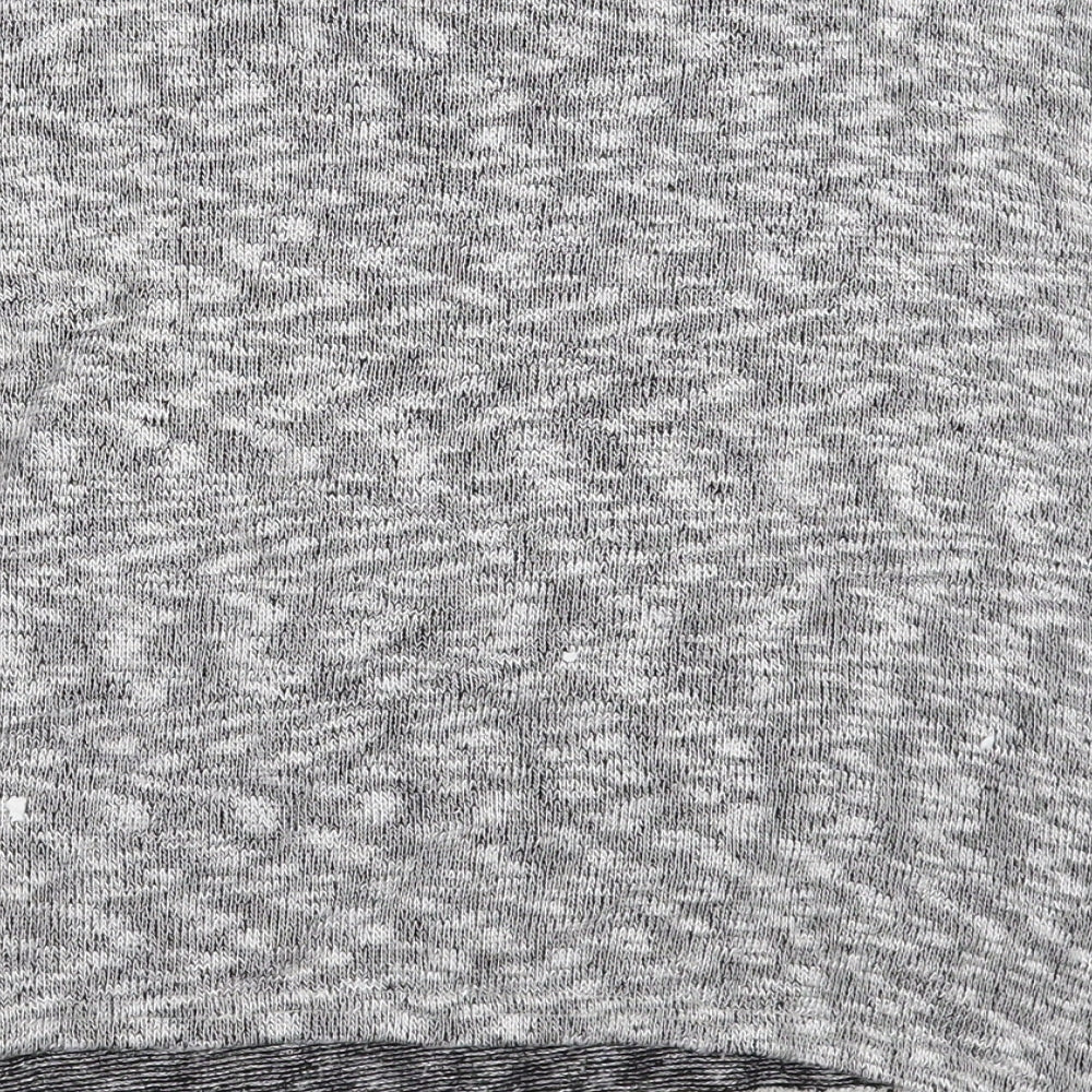 River Island Womens Grey  Knit Pullover Jumper Size 12  - Oversized
