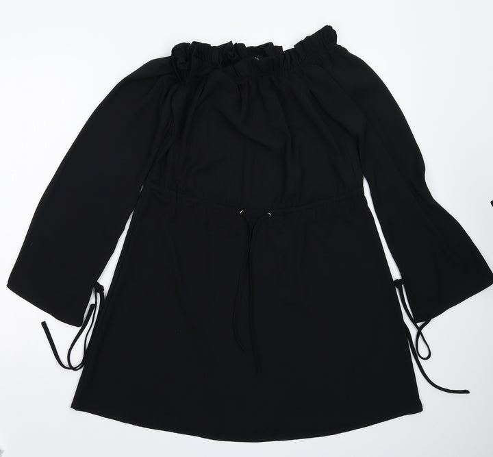 PRETTYLITTLETHING Womens Black Mini Size 6