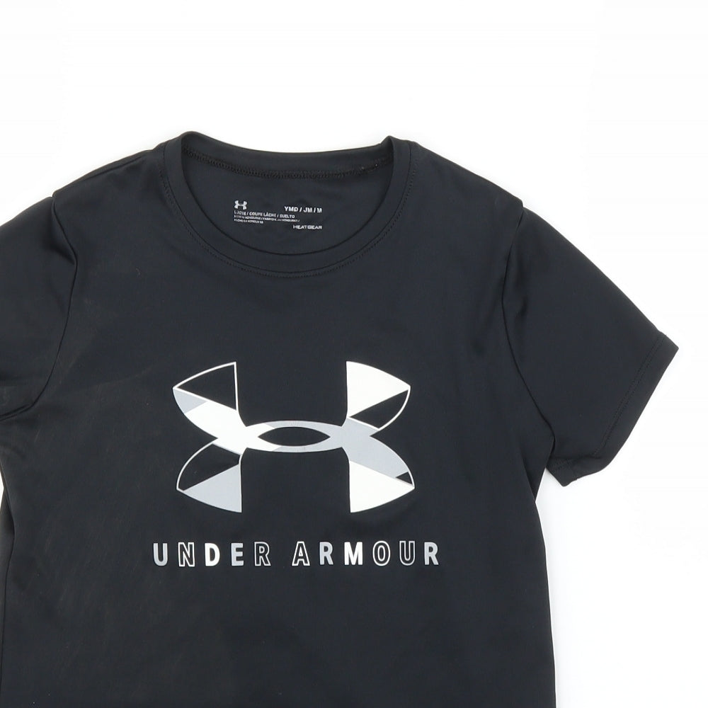 Under armour Boys Black   Basic T-Shirt Size M