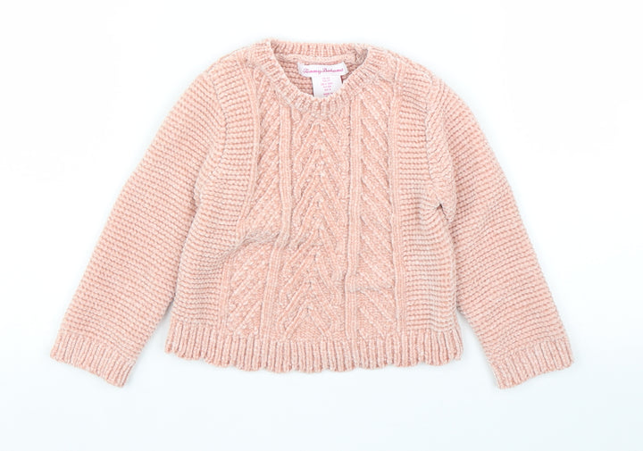 Tommy Bahama Girls Pink Pullover Jumper Size 2-3 Years