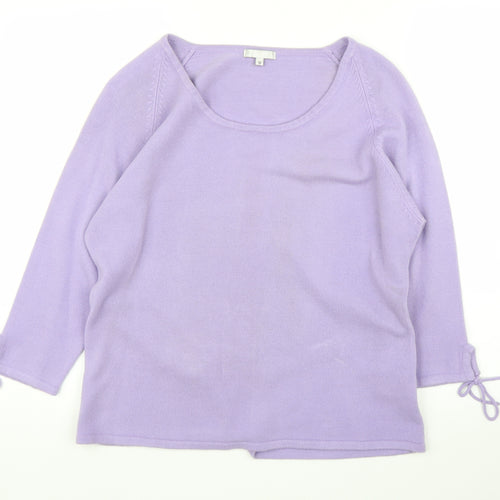 Alibi Womens Purple   Pullover Jumper Size 18