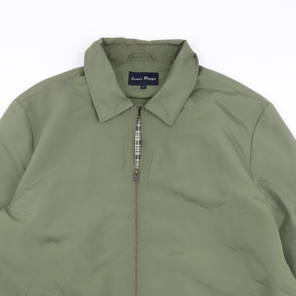 EMW Mens Green   Overcoat Coat Size L