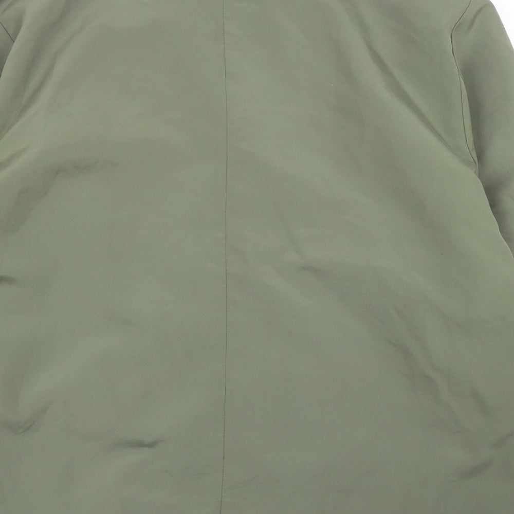 EMW Mens Green   Overcoat Coat Size L