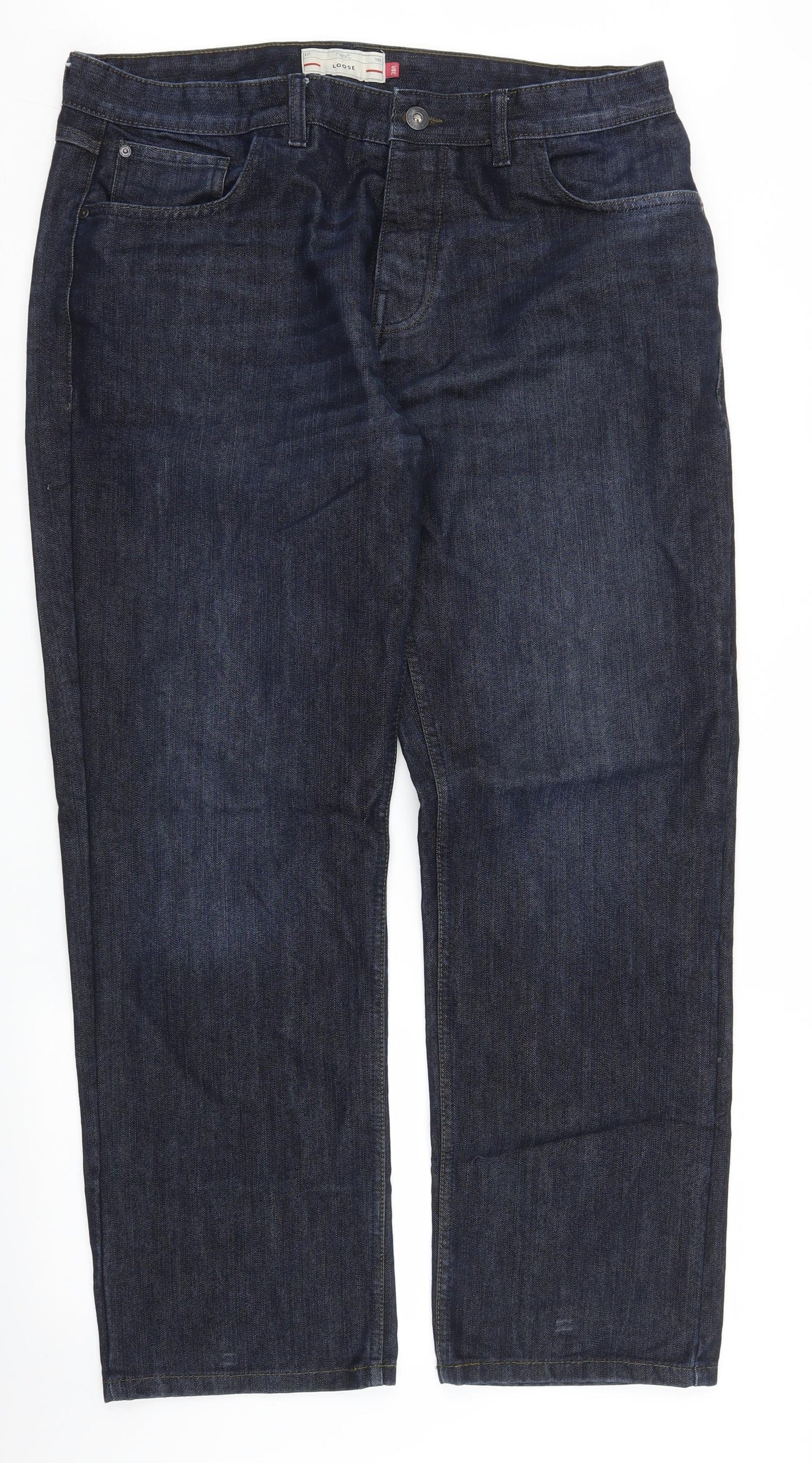 NEXT Mens Blue  Denim Straight Jeans Size 38 in L31 in