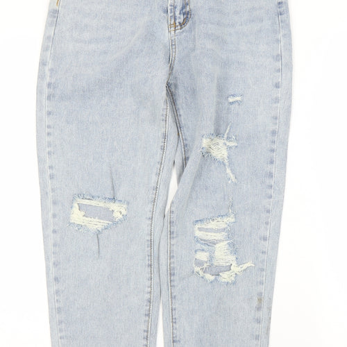 SheIn Womens Blue  Denim Mom Jeans Size S L27 in