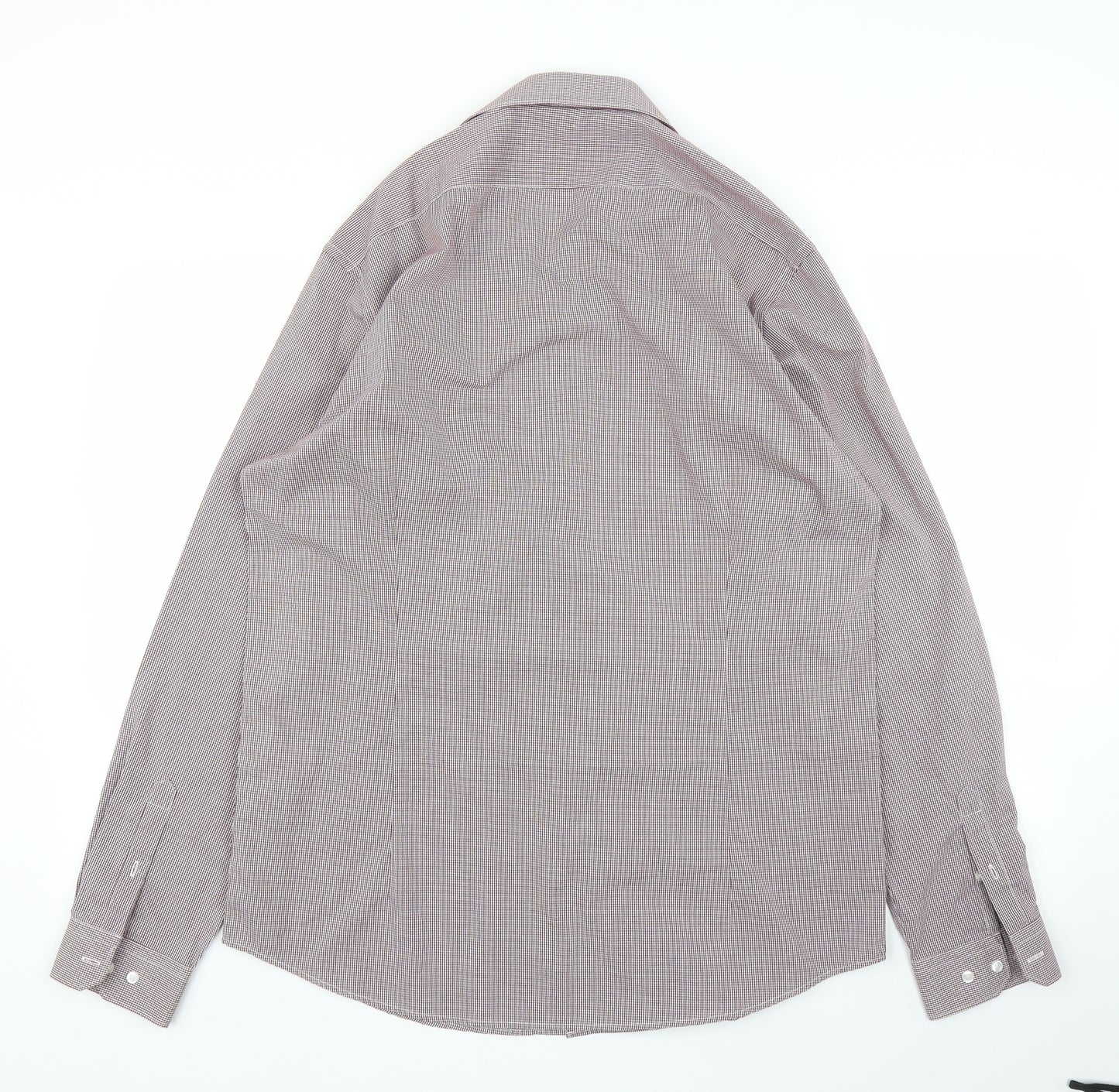 Red Herring Mens Purple    Button-Up Size 16