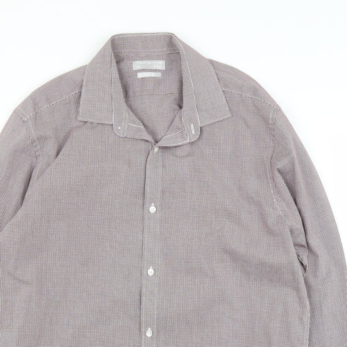 Red Herring Mens Purple    Button-Up Size 16