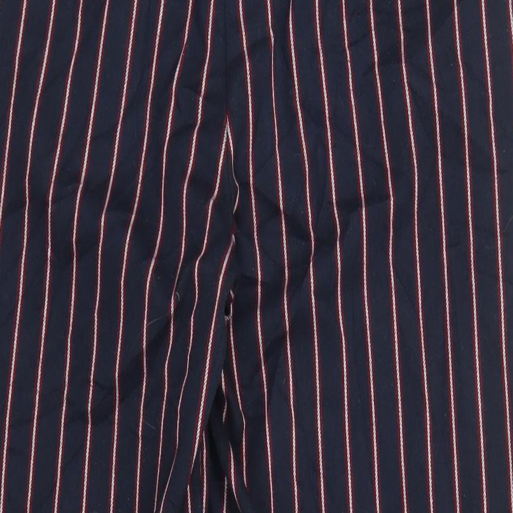 Zara Womens Blue Striped  Capri Trousers Size XS L24 in