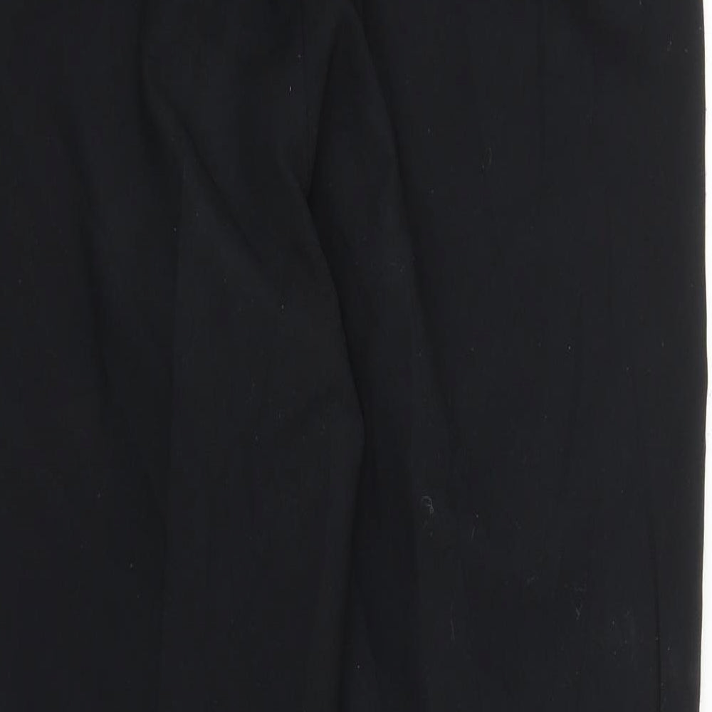 BHS Womens Black   Capri Trousers Size 12 L24 in