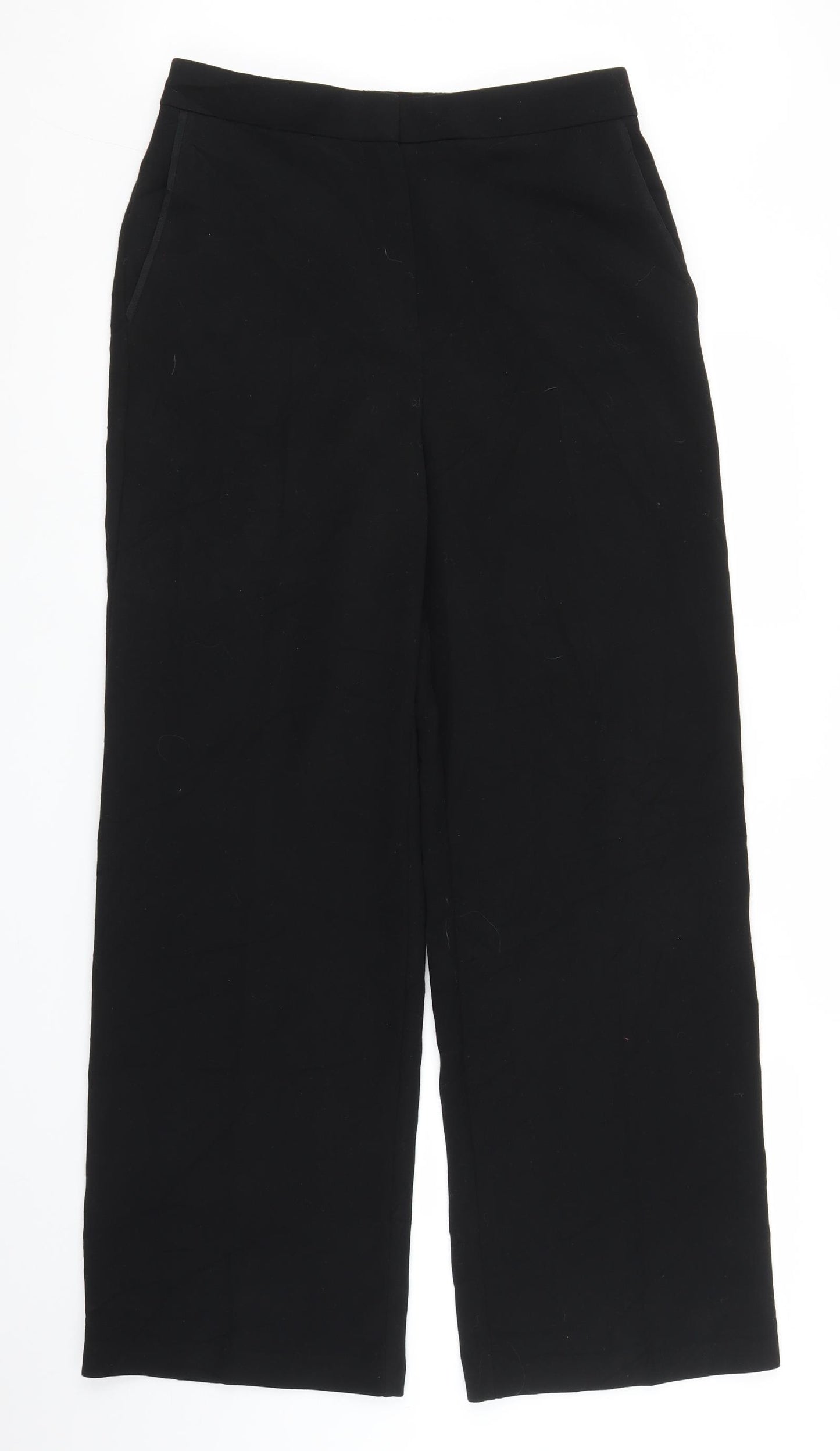 M&S Womens Black   Trousers  Size 10 L29 in