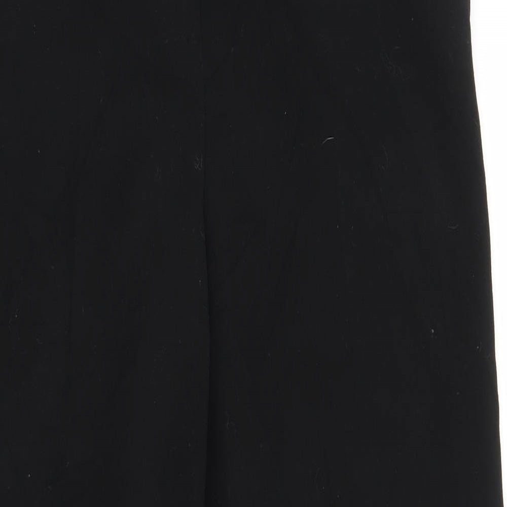 M&S Womens Black   Trousers  Size 10 L29 in