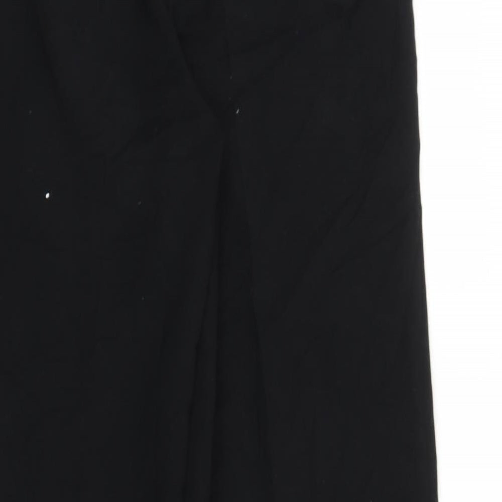 M&S Womens Black   Trousers  Size 10 L29 in