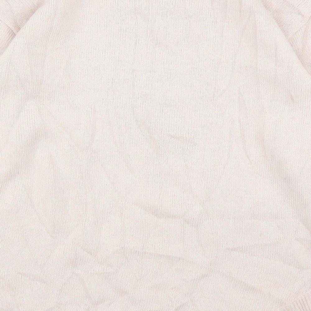 Megurumi Reiu Womens Pink Floral  Pullover Jumper Size M