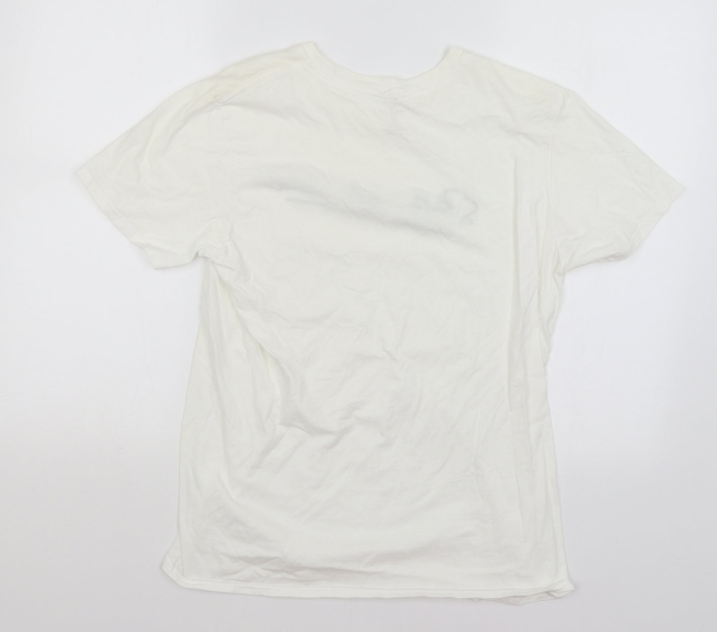 Peacocks Mens White    Polo Size M  - State of Mind