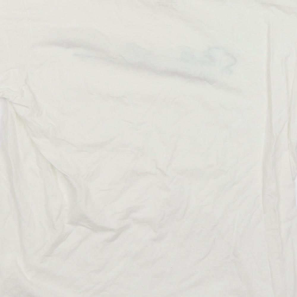 Peacocks Mens White    Polo Size M  - State of Mind