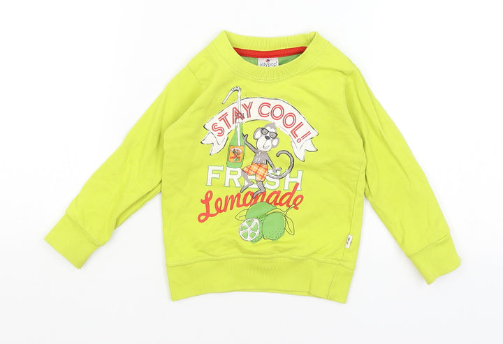 Ollypop Baby Yellow Pullover Jumper Size 12-18 Months