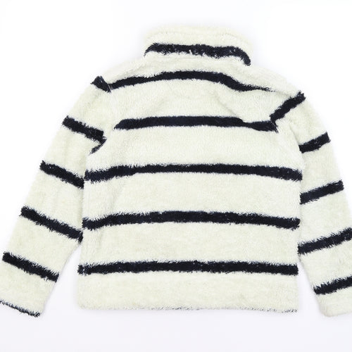 Regatta Girls Ivory Striped  Pullover Jumper Size 11-12 Years