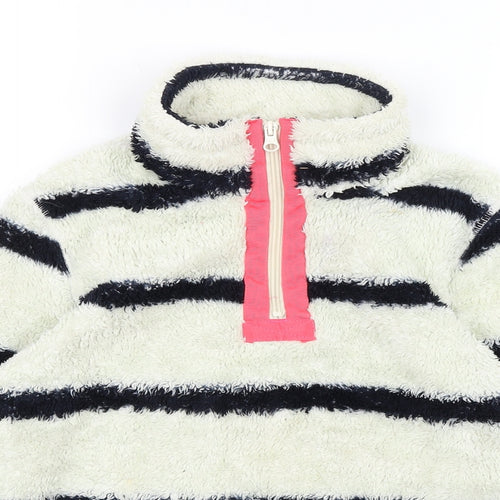 Regatta Girls Ivory Striped  Pullover Jumper Size 11-12 Years