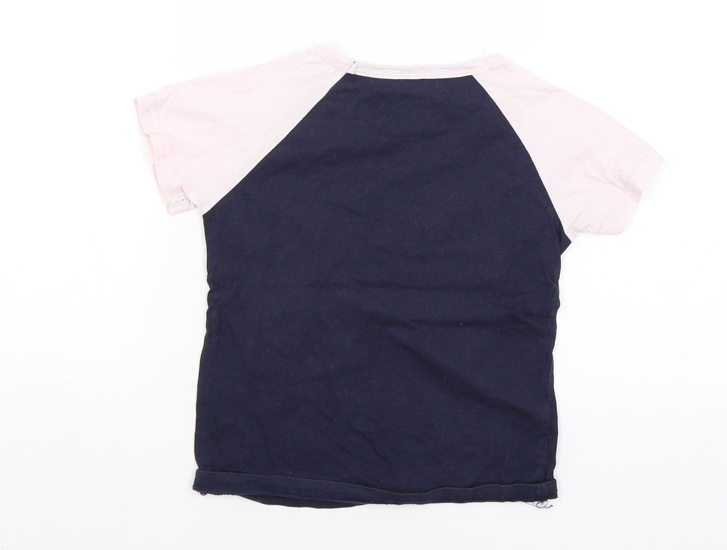 Popshion Girls Blue   Basic T-Shirt Size 5 Years