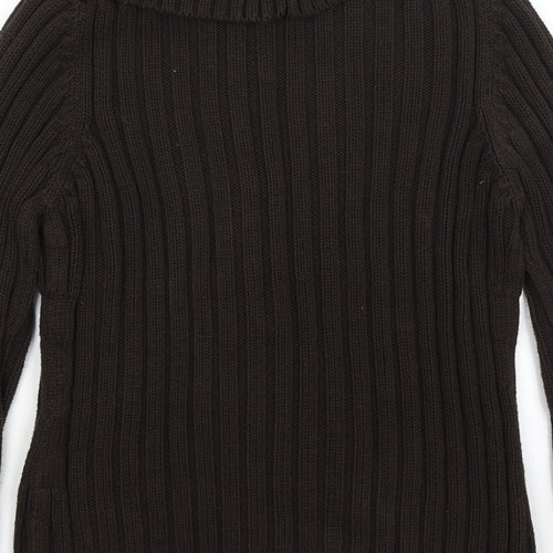 M&S Womens Brown   Cardigan Jumper Size M