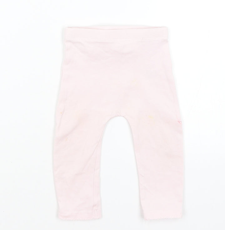 Matalan Baby Pink   Capri Trousers Size 9-12 Months