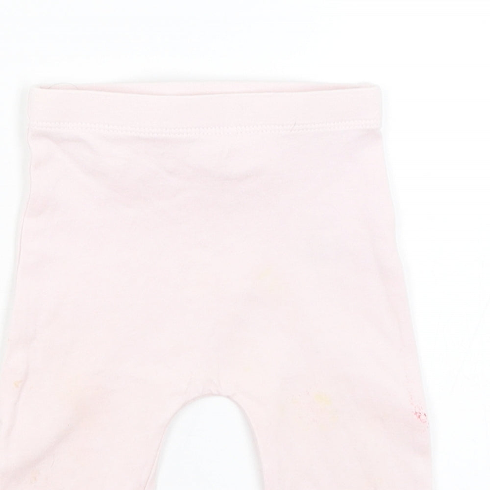 Matalan Baby Pink   Capri Trousers Size 9-12 Months