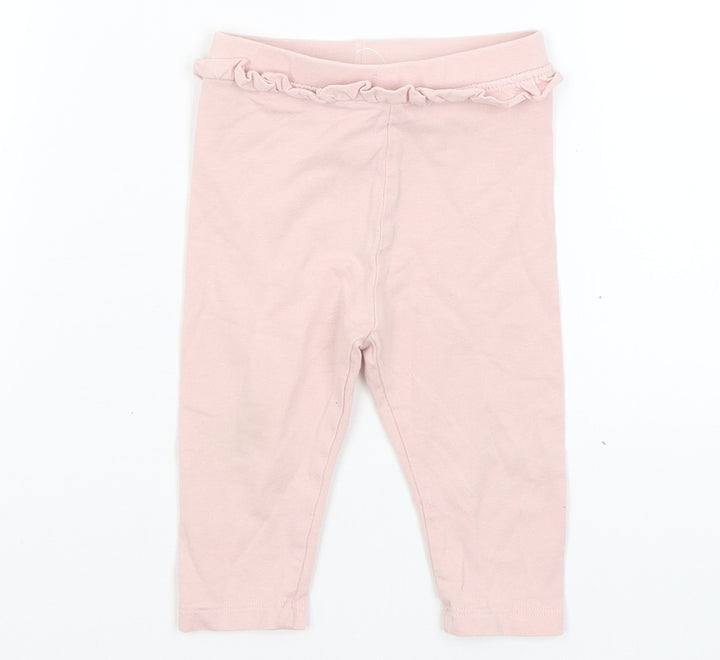 Matalan Baby Pink Capri Trousers Size 6-9 Months