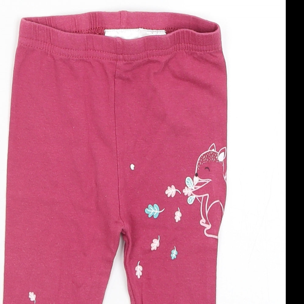 So Cute Baby Pink   Capri Trousers Size 9-12 Months