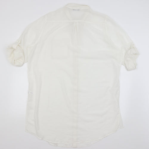 George Womens White   Shirt Dress  Size XL