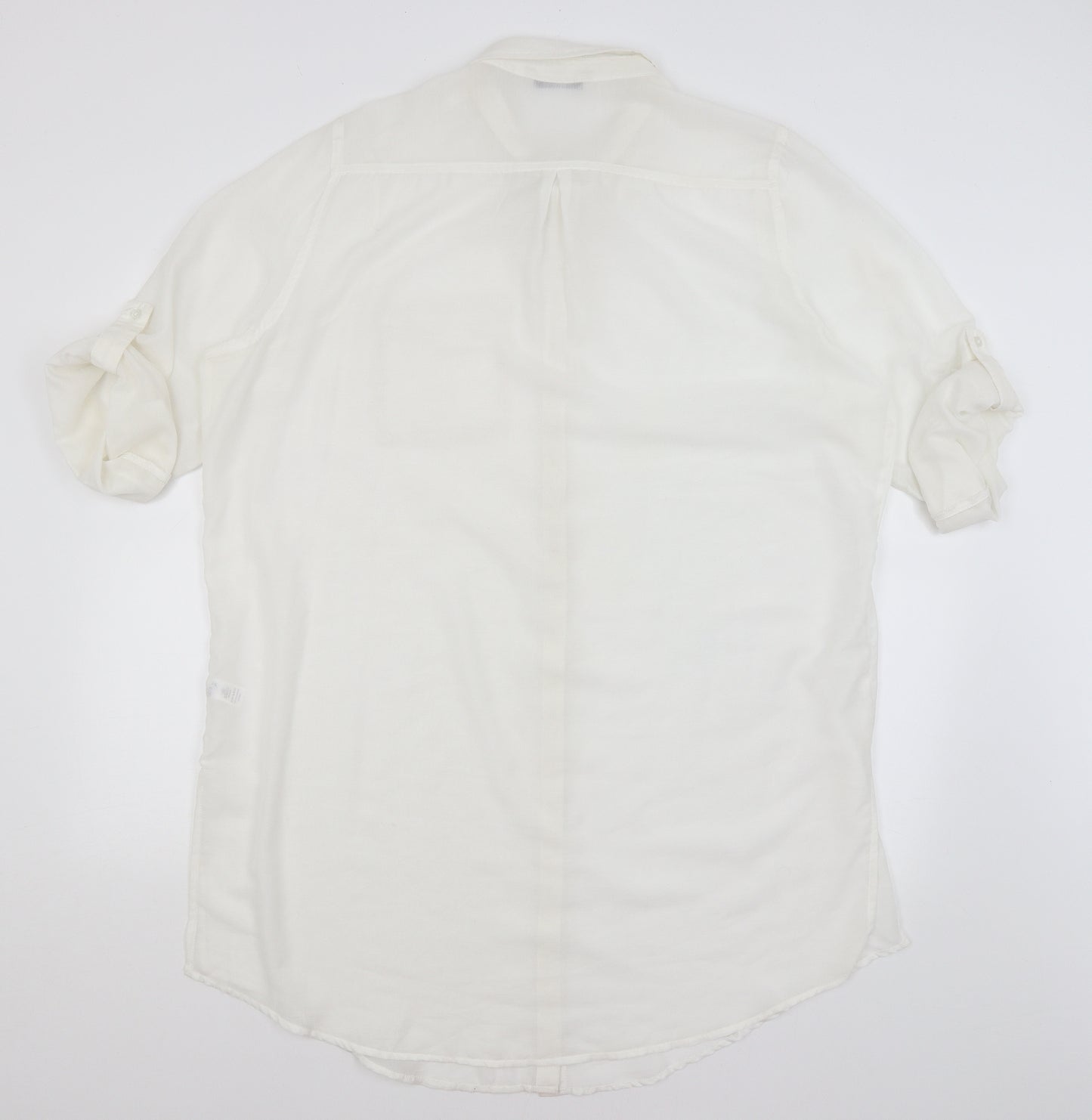 George Womens White   Shirt Dress  Size XL
