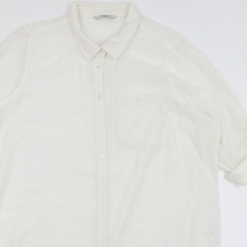 George Womens White   Shirt Dress  Size XL