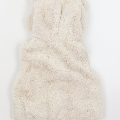 Nutmeg Baby Ivory   Gilet Coat Size 3-6 Months