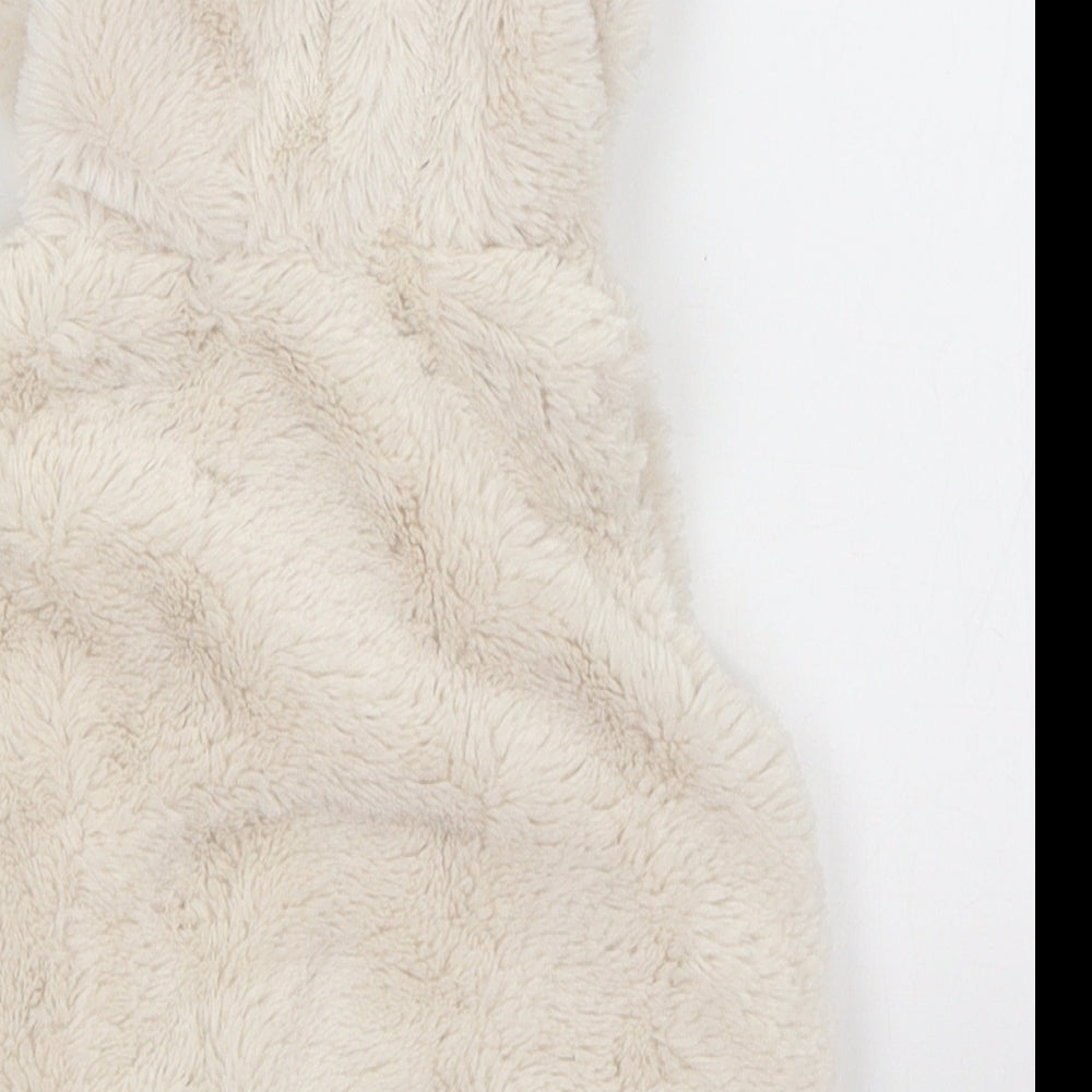 Nutmeg Baby Ivory   Gilet Coat Size 3-6 Months