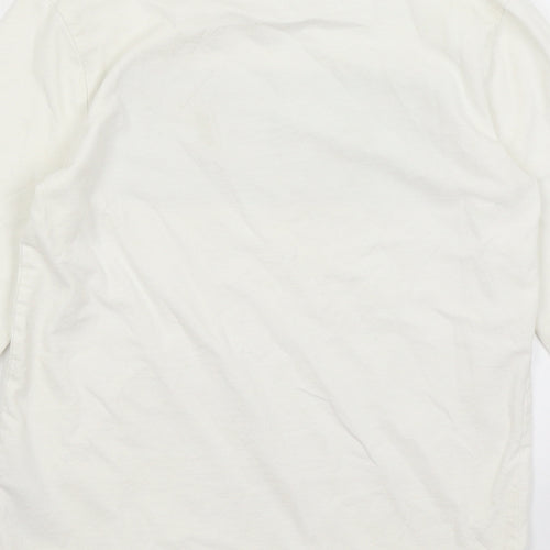 Nutmeg Girls White   Basic T-Shirt Size 8-9 Years