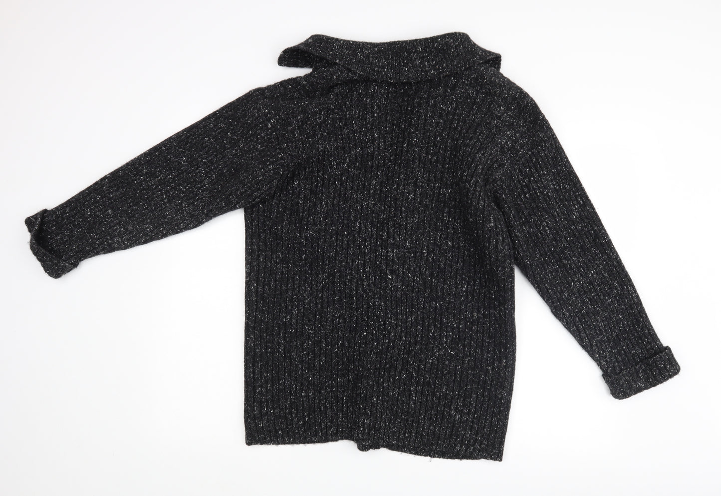 Preworn Womens Black   Cardigan Jumper Size 40